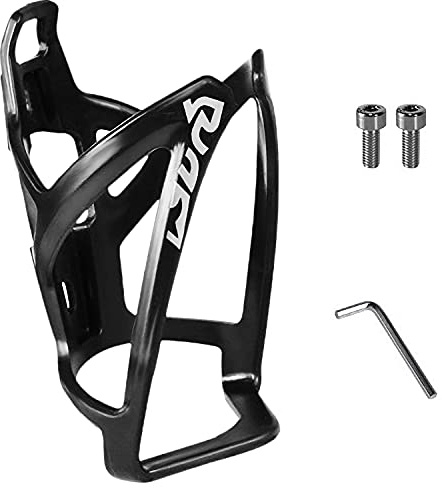 HASAGEI Bike Water Bottle Cage Lightweight Universal Bicycle Cycling Drink Cup Holders with Screws Accessory Part for Road, Mountain (Black-3)