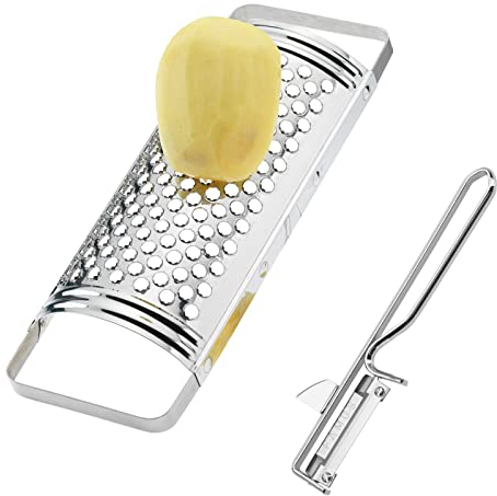 Westmark Set, 2 Items: Grater + Peeler, Stainless Steel, Famos, Silver, 103522E6