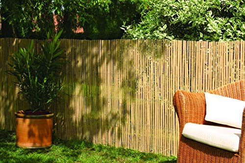 DE-COmmerce clôture en bambou pare-vue CALAMA extra durci pour jardin, terrasse, balcon (hxl) 150 x 300 cm