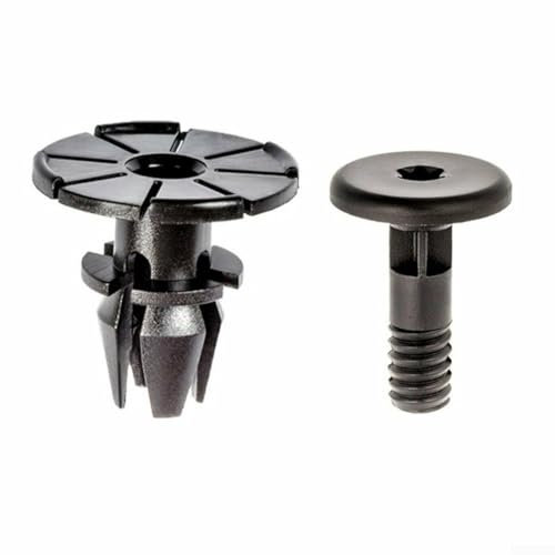 Juego de clips de nailon para faldones laterales de puerta BMW compatibles con E60 E61 E63 E64