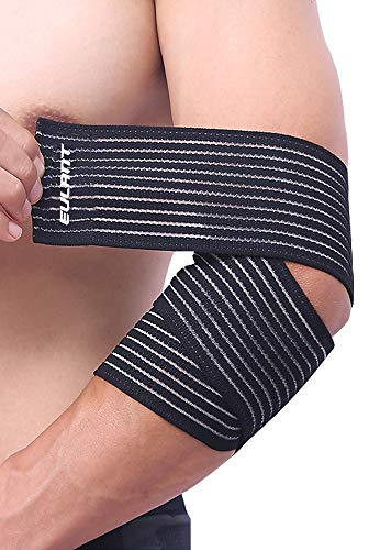EULANT Fasce Elastiche da 90cm, per gomiti/gomiti/fasce elastiche per ginocchia/caviglia/bendaggio per compressione della coscia, fasciatura a compressione