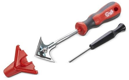 blizz-z Profi-Silikonfugenschneider (1 Stück) | Silikonentferner Werkzeug mit Softgriff | Made in Germany