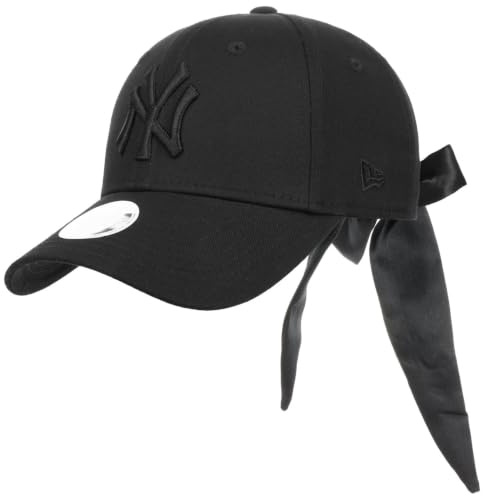 New Era MLB Bow Back Yankees Cap Basecap Baseballcap Curved Brim Damencap Damen - mit Schirm Frühling-Sommer Herbst-Winter Frühjahr Sommer Herbst Winter - One Size schwarz