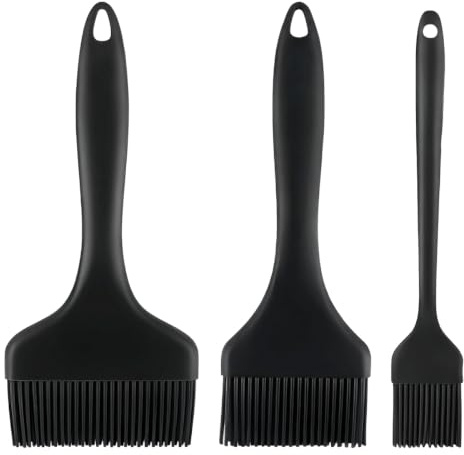 3 Piezas Pincel Silicona Cocina de Alimentos para Hornear, Cocinar,Barbacoa