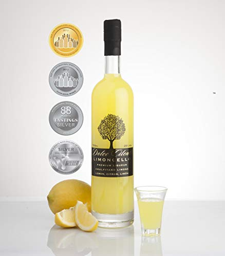Limoncello Liqueur 700ml - Dolce Cilento Italian Lemon Liquor (4 Times Medal Winner)…
