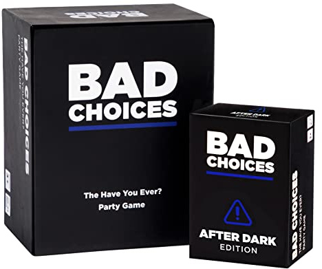 BAD CHOICES Party Game + After Dark Edition Set - Hilarious Adult Card Game for Friends, Fun Parties and Board Games Night with your Group