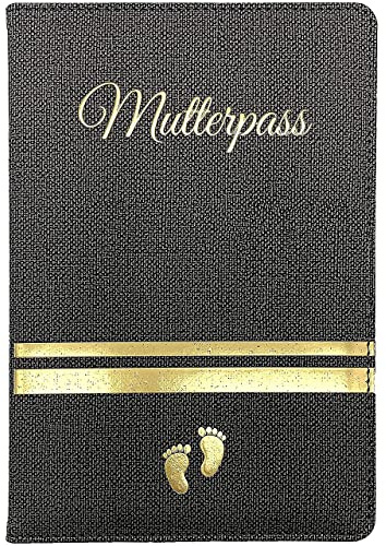 B4P Funda para pasaporte de maternidad de piel sintética, bolsillo para pasaporte de la madre con muchos bolsillos para imágenes ultrasónicas, tarjeta de vacunación, tarjeta de seguro médico, regalo