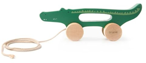 Trixie Holz-Nachziehtier Krokodil Mr. Crocodile