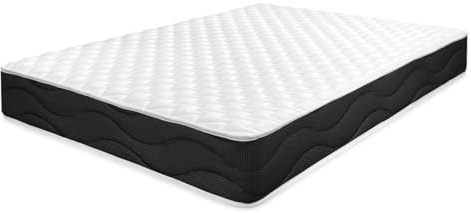 amuéblate online - Colchón Viscoelástico Venus Reversible (Cara Invierno-Verano) Firmeza-Dureza Media-Alta, Grosor 25cm, Antiácaros, Antibacerias e Hipoalergénico, 90x180