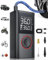 Powools Cordless Tyre Inflator Air Compressor – 150PSI Car Tyre Pump, Electric Bike Pump with Auto Shutoff & LED Light for Motorcycle, Bicycle, Balls, Black, 8.89 X 4.75 X 13.79 CM