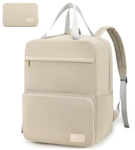 SPAHER Plegable Mochila Viaje Cabina Avion 40x30x25 Eurowings Equipaje de Mano 30L Mochila Escolar Pequeña Casual Hombre Mujer para Portatil 14 Pulgadas Travel Backpack
