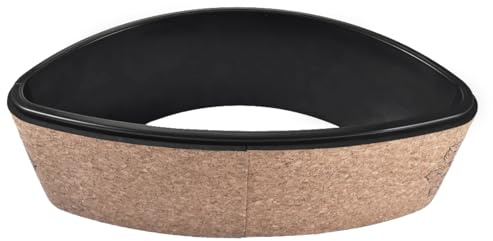 Ruota di cracking del – Ruota di stretching a forma di, costruzione ergonomica in ABS resistente, allenatore regolabile | Pose yoga, esercizi di equilibrio, per allungare la colonna