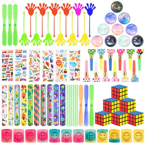 Barnkalas Kalaspresenter Set 74 Delar, Små Presenter för Flickor och Pojkar, Party Favor Leksaker, Pinatafyllning, Godispåse Fyllning