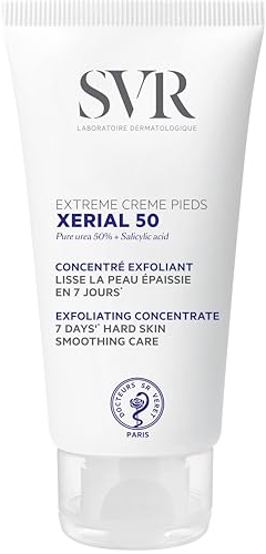 SVR - Xérial 50 Extrême Crème Pieds - Soin anti-callosités 7 jours - Pour pieds très secs et épaissis - Urée pure 50%, acide salicylique, beurre de karité - 50 ml