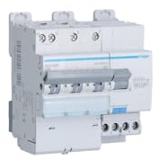 Disjoncteur diff. 3P+N 6-10kA 32A 30mA - HAGER ADC432F