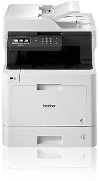 Brother DCP-L8410CDW Colour Laser Printer, Wireless, PC Connected & Network, Print, Copy, Scan & 2 Sided Printing, A4, UK Plug