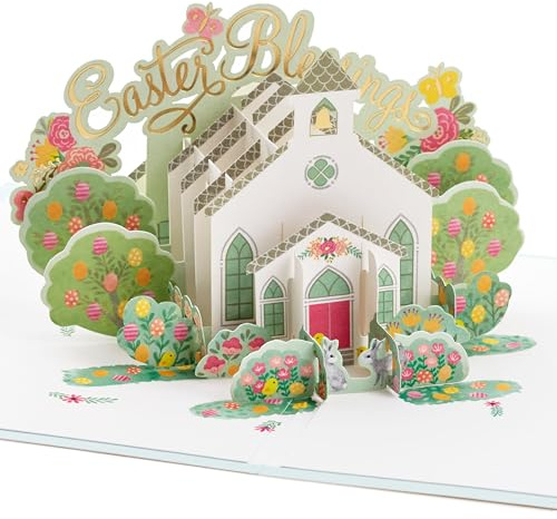 Hallmark Signature Paper Wonder Religious Pop Up Easter Card (Easter Blessings)