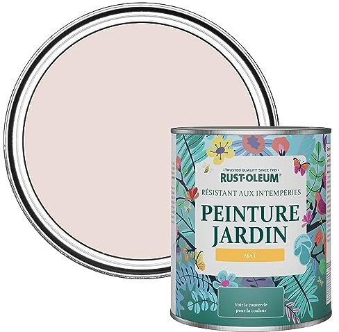 Rust-Oleum Pink Mould Resistant Garden Paint in Matt Finish - Elbow Beach 750ml