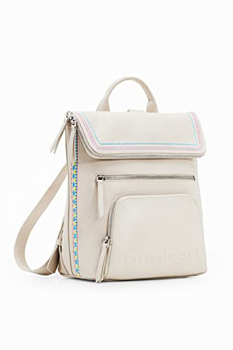 Desigual Damen Back_raven_nerano BACK RAVEN NERANO U 1001 RAW, Weiß, Einheitsgröße EU