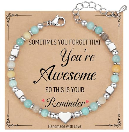 FDEETY Pulsera Mujer Cuentas de Piedra Natural Pulseras Pequeñas Ajustables Perfecto para Yoga Meditación Regalos Elegante y Duradero（Azul）