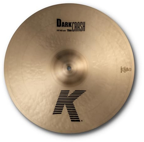 Zildjian K0904 18 K Dark Crash Thin Cast Cymbal