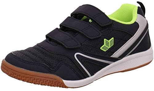 Lico 360618 Unisex Niños Zapatillas de Deporte Interior, Azul (Marine/Lemon Marine/Lemon), 29 EU