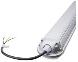 LEDKIA LIGHTING Pantalla Estanca LED 120cm 40W Aluminio IP65 6500K Blanco Frío