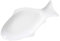 Cabilock Piatto da pesce in porcellana, piatto di pesce in ceramica, per la casa, bianco, 39 cm