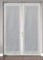 mauro Coppia Tendine ricamate per finestra e porta larghezza 45/60/80/90 - colore bianco - art. Flavia - 60x240 cm