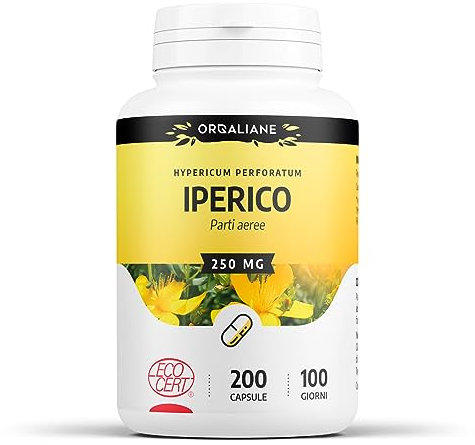 Iperico Biologico - 250mg - 200 capsule