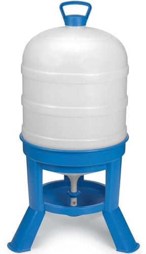 Agrarzone Siphon Geflügeltränke 40 Liter - langlebige Hühnertränke mit Füßen & Tragegriff - Hühnertränker/Wasserspender Hühner - sauber & hygienisch