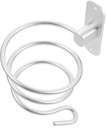 LIFKICH Haartrockner-Regal Spiralständer Aus Aluminium Zur Wandmontage Stabil Für Zuhause Friseursalon Organisieren Sie Ihr Badezimmer