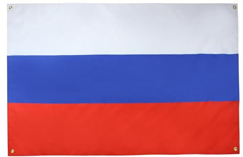 AZ FLAG Drapeau Russie 150x90 cm avec 4 oeillets, Pavillon Russe pour balcon ou mur