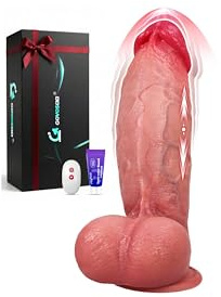 Govosaa Thrusting Dildo, 2.1 Thick Girth, Dual Density Liquid Silicone