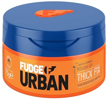 Fudge Urban Thick Fix Styling Cream 75ml – Instantly Thicker, Fuller Hair for Fine & Short Styles, Lightweight Matte Finish, Non-Greasy Flexible Hold