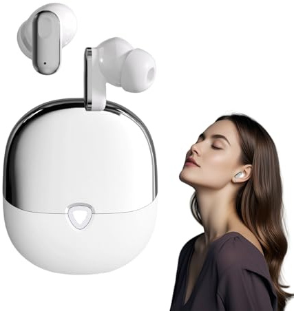 Wireless Earbuds – 6x5x4cm Mini Size, ABS In Ear Earphones, Clear Calls with Long Playtime and Fast Charging | Sports Headset for Smartphone Workout Outdoor Travel Use