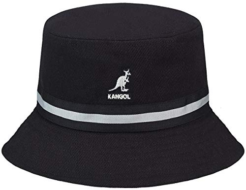 Kangol Damen Stripe Lahinch Fischerhut, Schwarz-Schwarz, Small