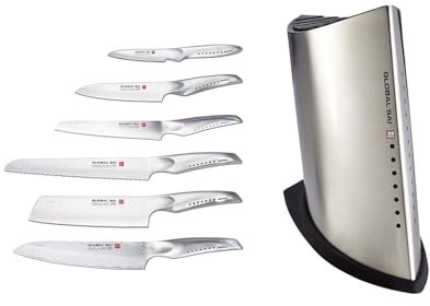 Global Sai 7 Piece Knife Block Set