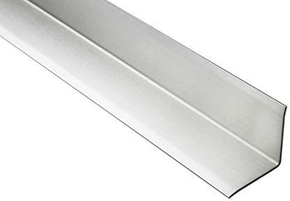 2 meter | hörnskyddsprofil L-form | rostfritt stål | inre hörn | 32 mm | HEX240 SI