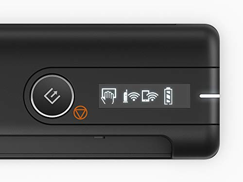 Epson Workforce ES-60W Tragbarer Scanner, 8.5 ppm, WiFi und eingebauter Akku für Scans bis zu 300 Seiten, Software Nuance Power PDF enthalten