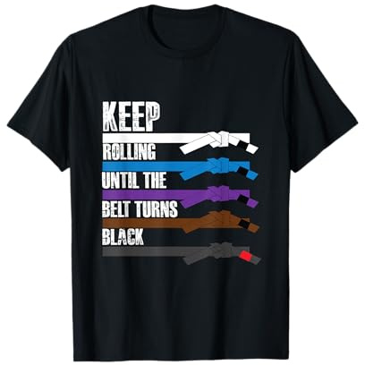 BJJ Train Hard Fight Easy Citation BJJ Jiu Jitsu Fighter Dire T-Shirt