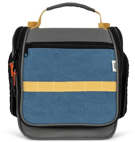 Campo Libre.® Tony Kulturbeutel Herren & Damen I Kulturtasche zum Aufhängen mit 11 Fächern für Deine Kosmetik I Waschtasche in Premium-Qualität I Toiletbag wasserabweisend und in idealer Größe