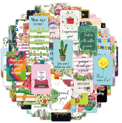 72 PCS Positive Affirmation Cards Motivational Cards for Women Unique Encourage Cardsmini Inspirational Note Cards for Kids Positive Postcards Spiritual Gifts with Inspirational Quotes Encouragement