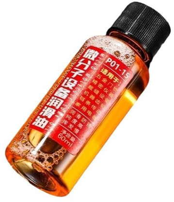 yakermur Olio per motosega, guida a catena e olio per catena,Lubrificante per catena di olio per stagionale ad alte prestazioni da 60 ml | Detergente per catene di prevenzione della ruggine,