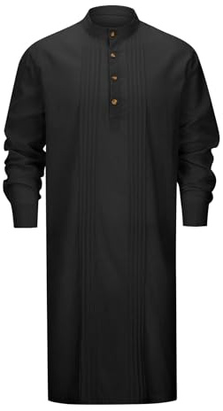 Pijamas Hombre Invierno Camisetas De Pijama Camisa De Noche Suave Dormir Camison Camisón Algodón Largo Batines Ropa De Dormir Transpirable Enterizo Manga Corta Manga Larga