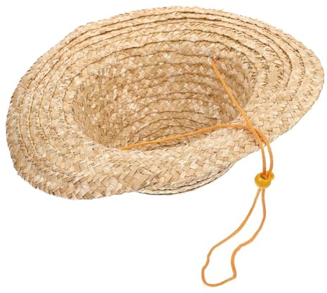 Artibetter Sombrero de Granjero para y Niñas Sombrero de Paja Transpirable para Exteriores y Viajes Protección Solar Tamaño Único Color Caqui