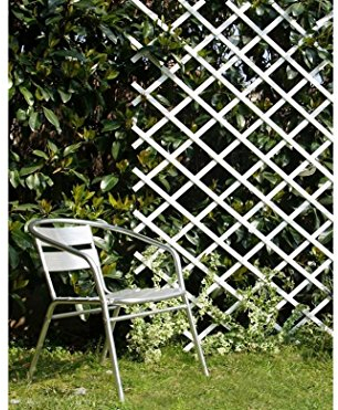 Intermas M77157 - Celosia extensible trellis 1 x 2 m blanca