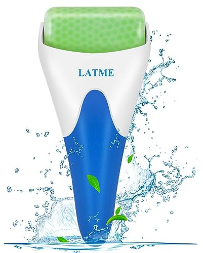 LATME Face Roller Ice Roller für Gesicht Auge -Gesichtsroller Anti Aging Massage Tool - Gesichtsmassagegerät Ihre Hautpflege Routine