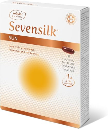 SEVENSILK ® Sun | Protección y Bronceado natural | Protege tu piel desde el interior | 30 Cápsulas | 1 toma al día