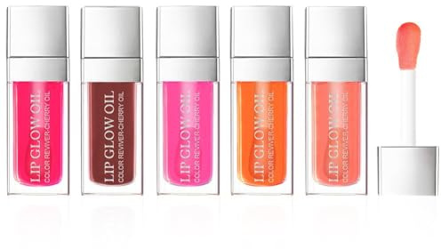 AOOWU Plumping Lip Oil Tint, Moisturizing & Long Lasting Liquid Lipstick, Hydrating Lip Gloss Tint Lipstick for Women